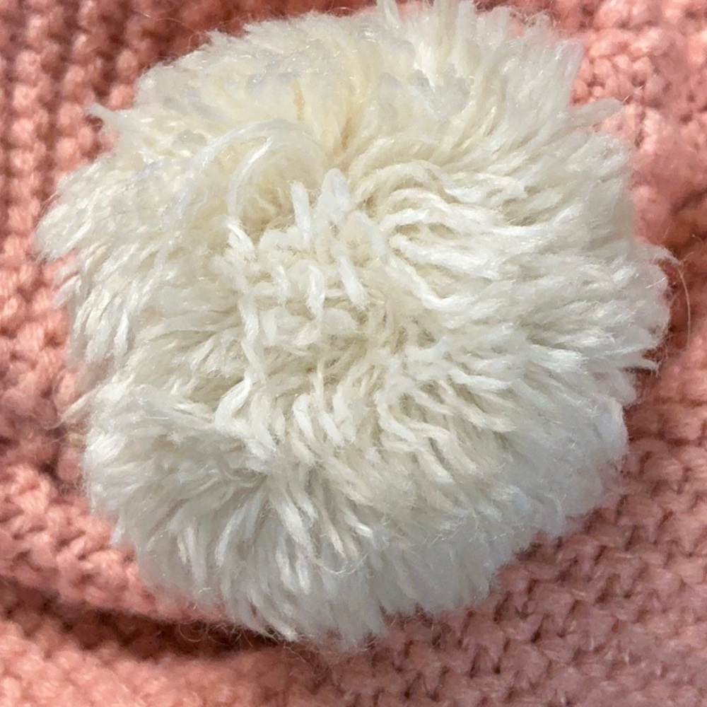 Baby Boden Knit Bonnet Button Pouf - Picture 4 of 5